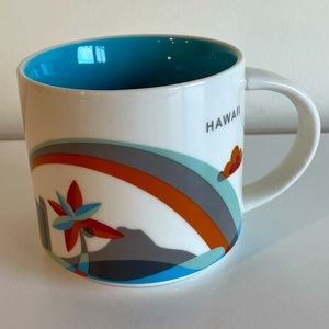 STARBUCKS DISCONTINUED "You Are Here" HAWAII Mug (14 oz)